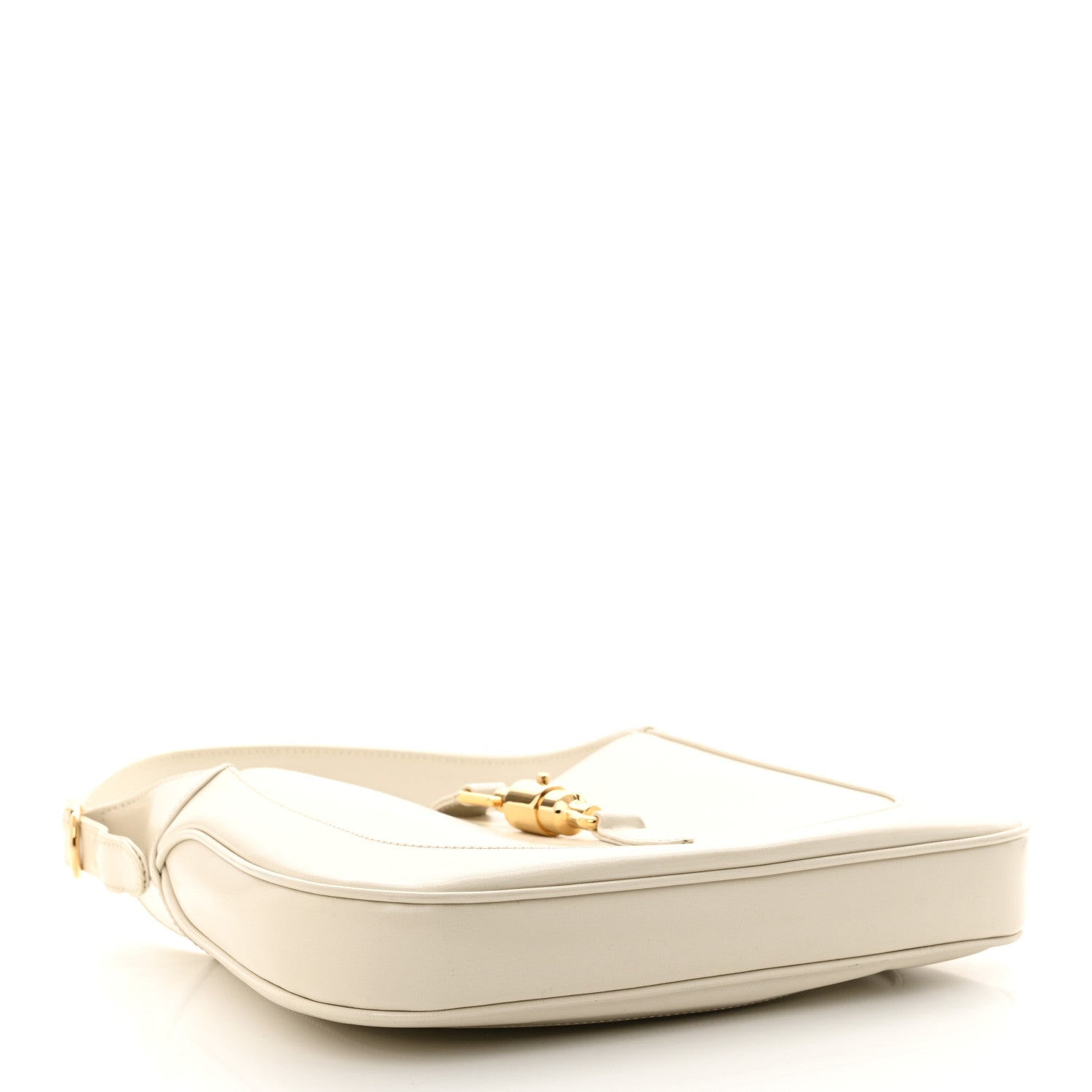 Gucci Boarded Dyana Lux Calfskin Small Jackie 1961 Hobo Mystic White 4 of 11