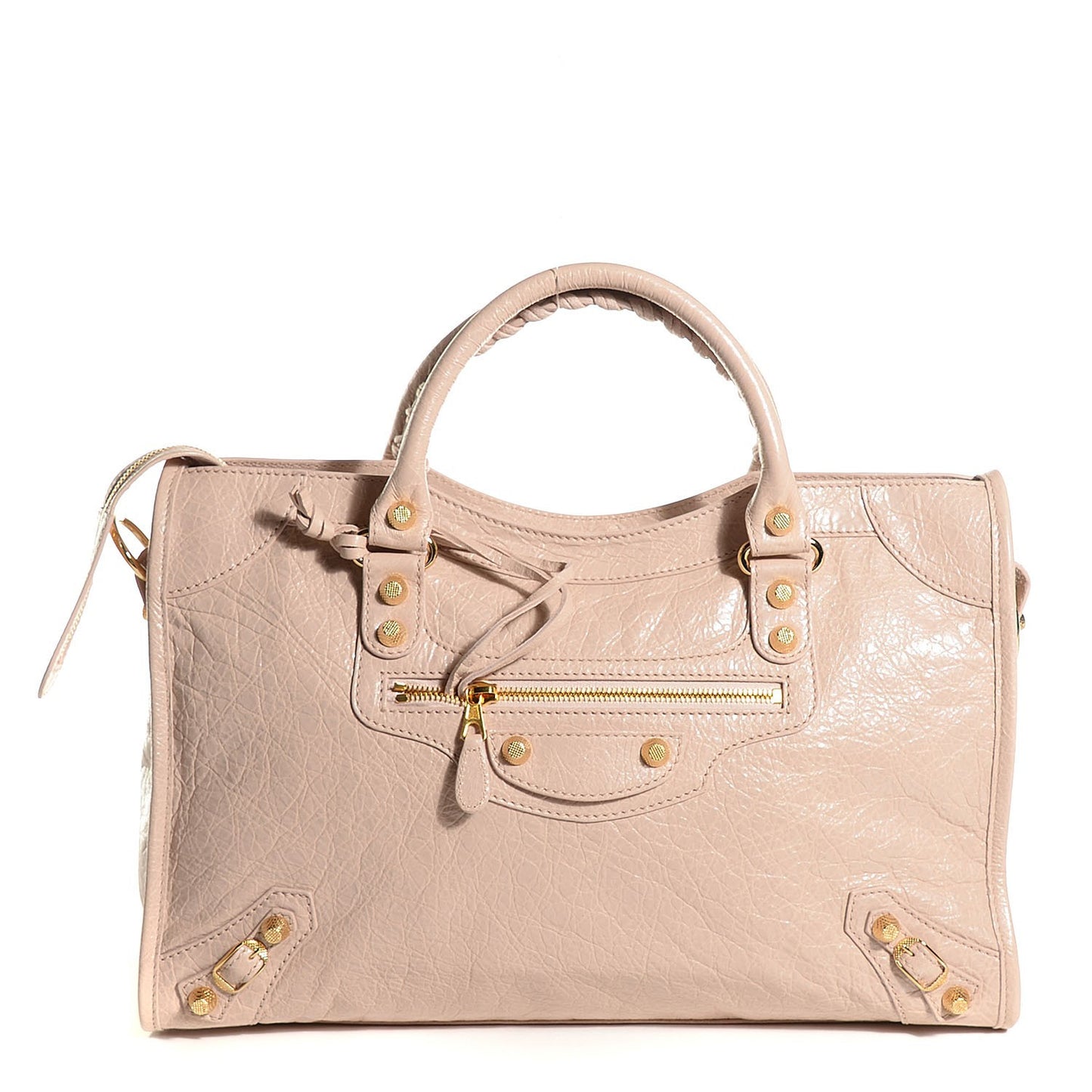 Agneau Giant 12 Gold Hardware City Rose Aubepine Rose Light
