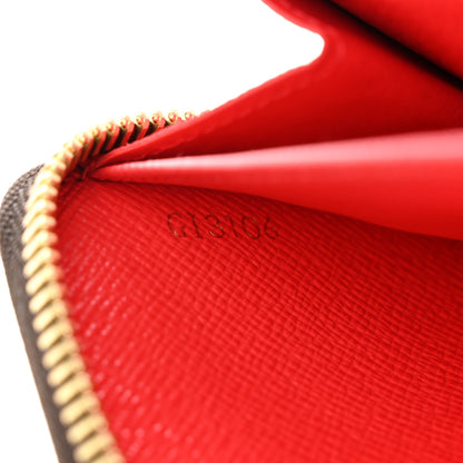 Louis Vuitton Damier Ebene 2016 Christmas Animation Zippy Wallet Rouge 7 of 7