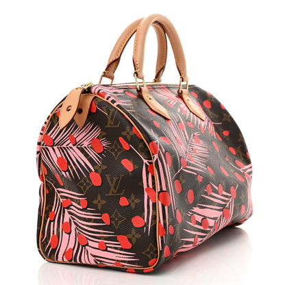 Louis Vuitton Monogram Jungle Dots Speedy 30 Sugar Pink Poppy 3 of 10