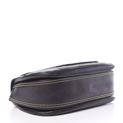 Gucci Calfskin New Bamboo Large Top Handle Bag Black 4 of 22