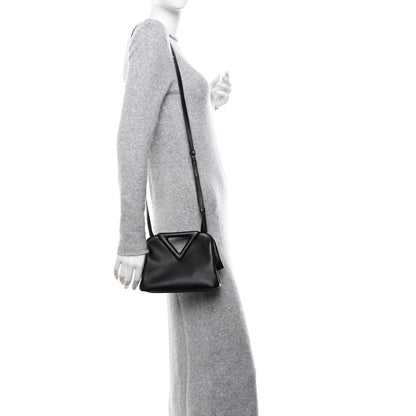 Bottega Veneta Calfskin Small The Point Triangle Bag Black 2 of 12