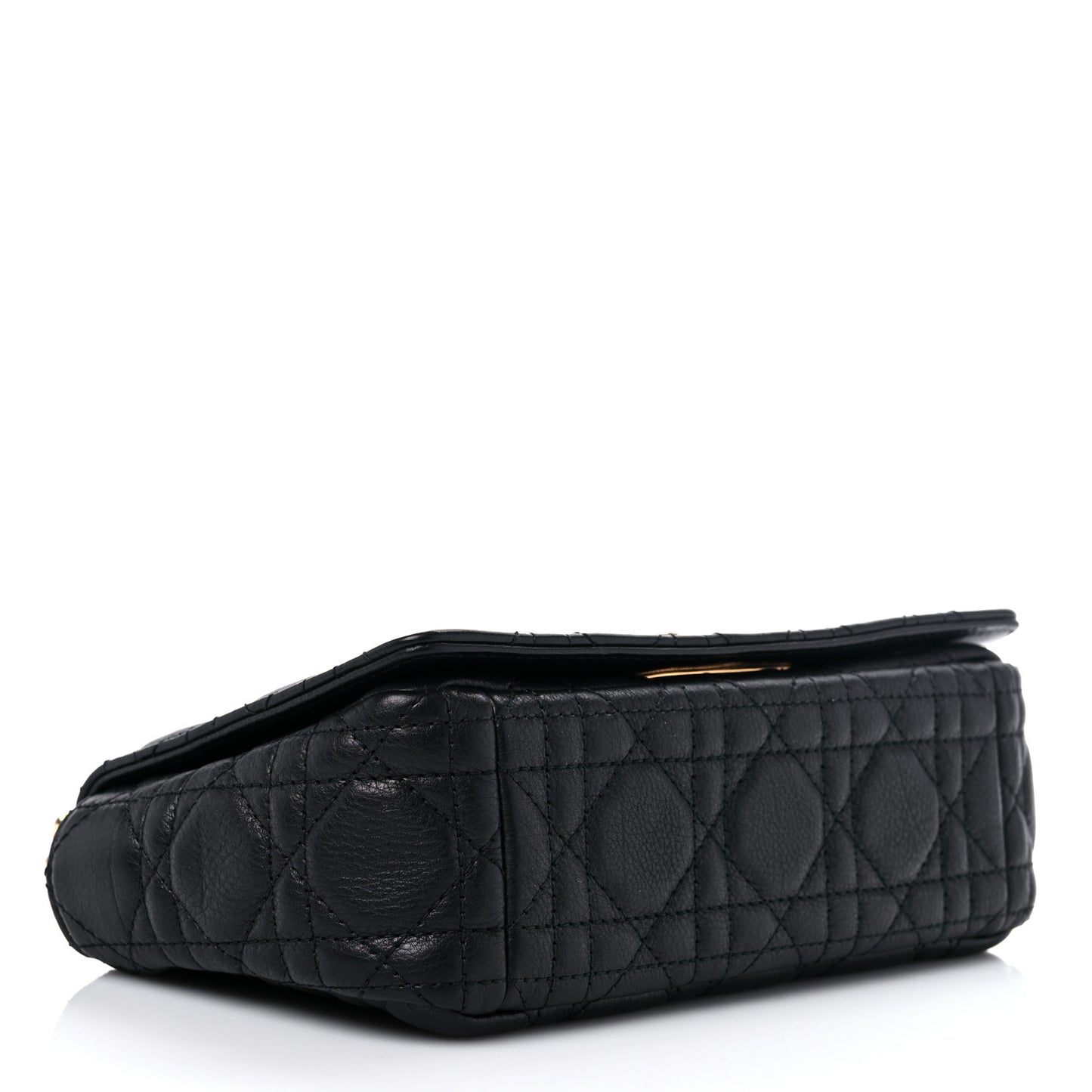 Calfskin Cannage Small Caro Bag Black