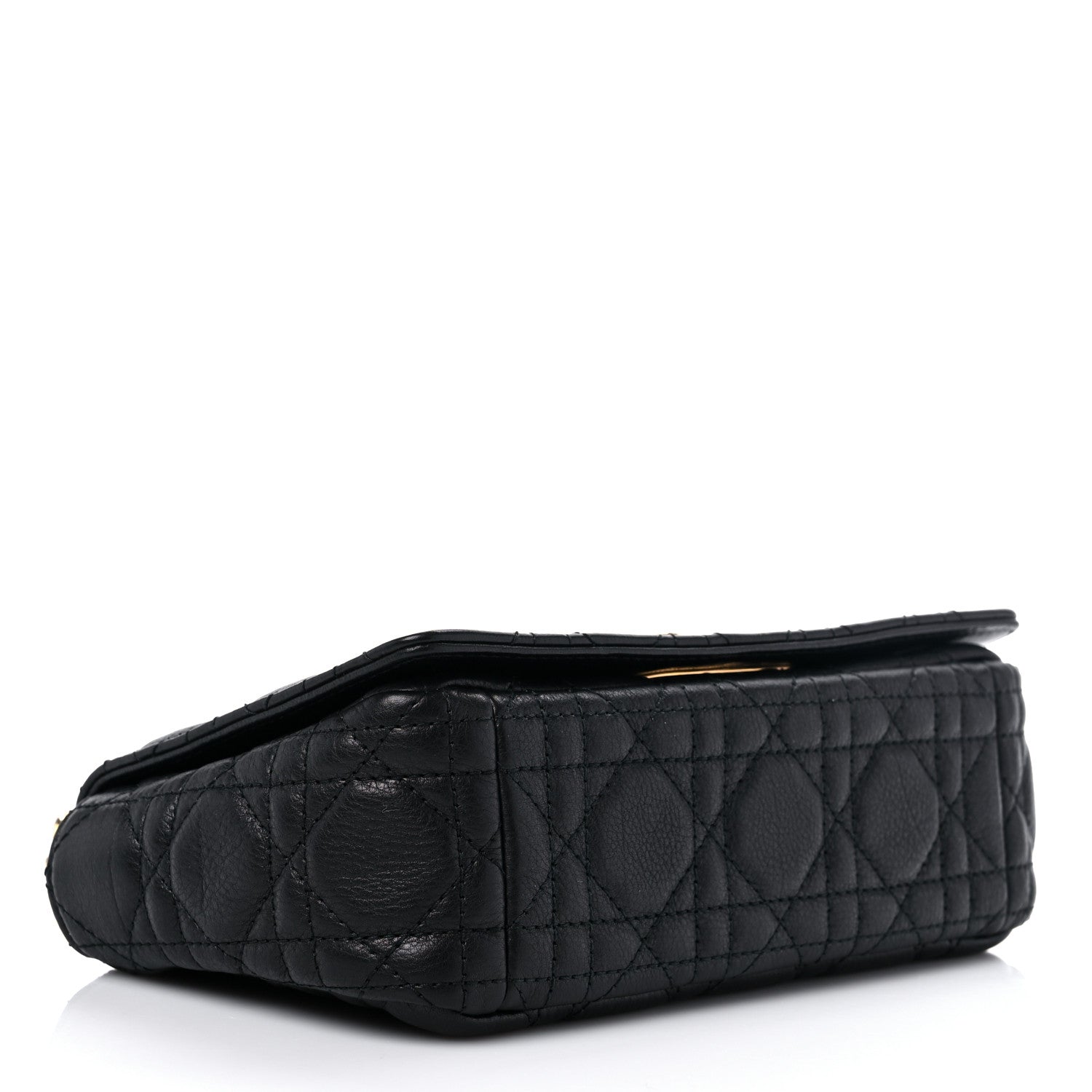Christian Dior Calfskin Cannage Small Caro Bag Black 4 of 9