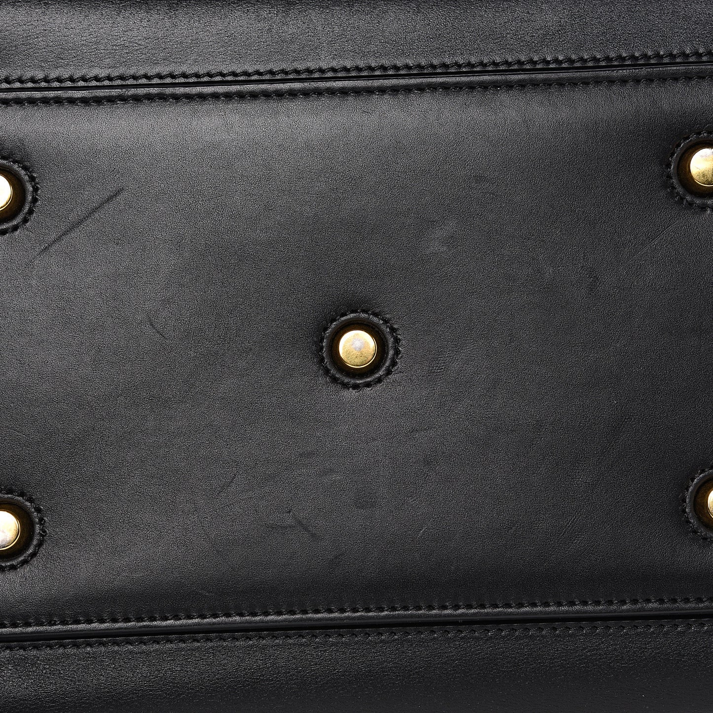Smooth Calfskin Small Tie Knot Tote Black
