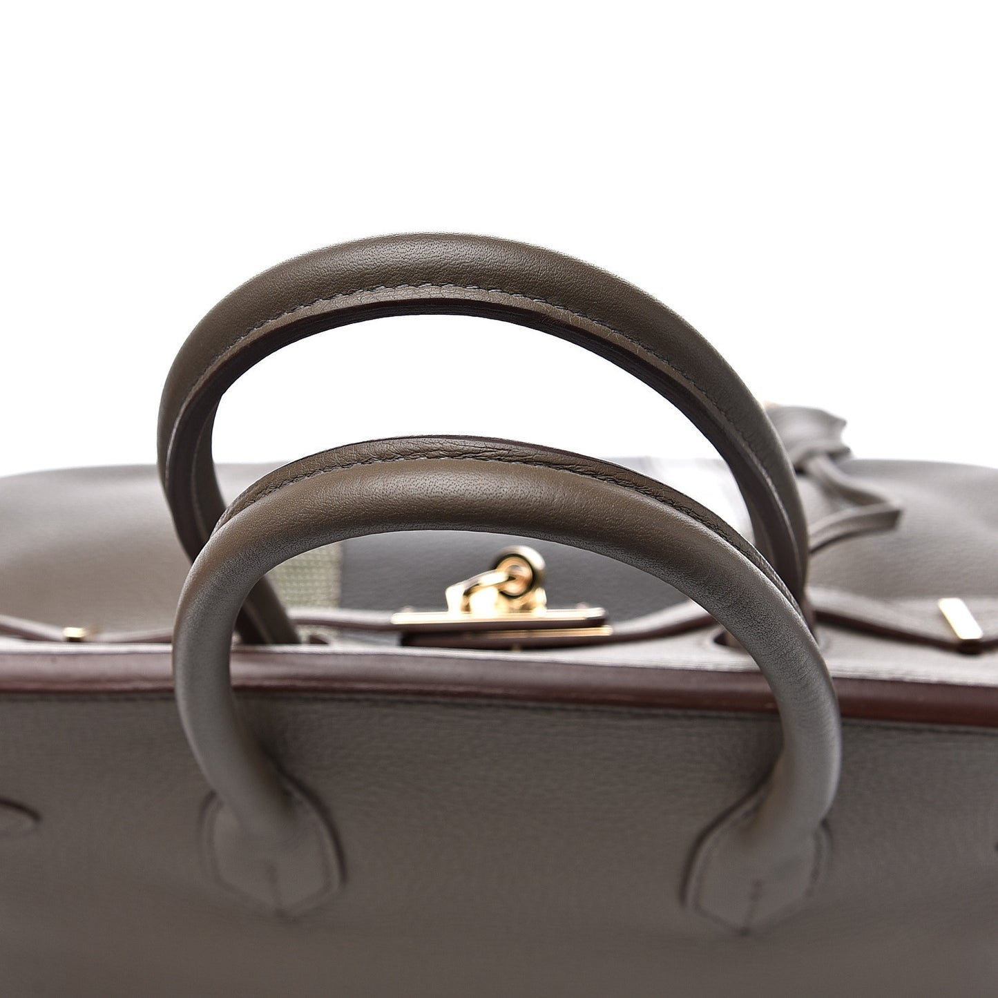 Taurillon Clemence Lizard Club Birkin 35 Etain Graphite