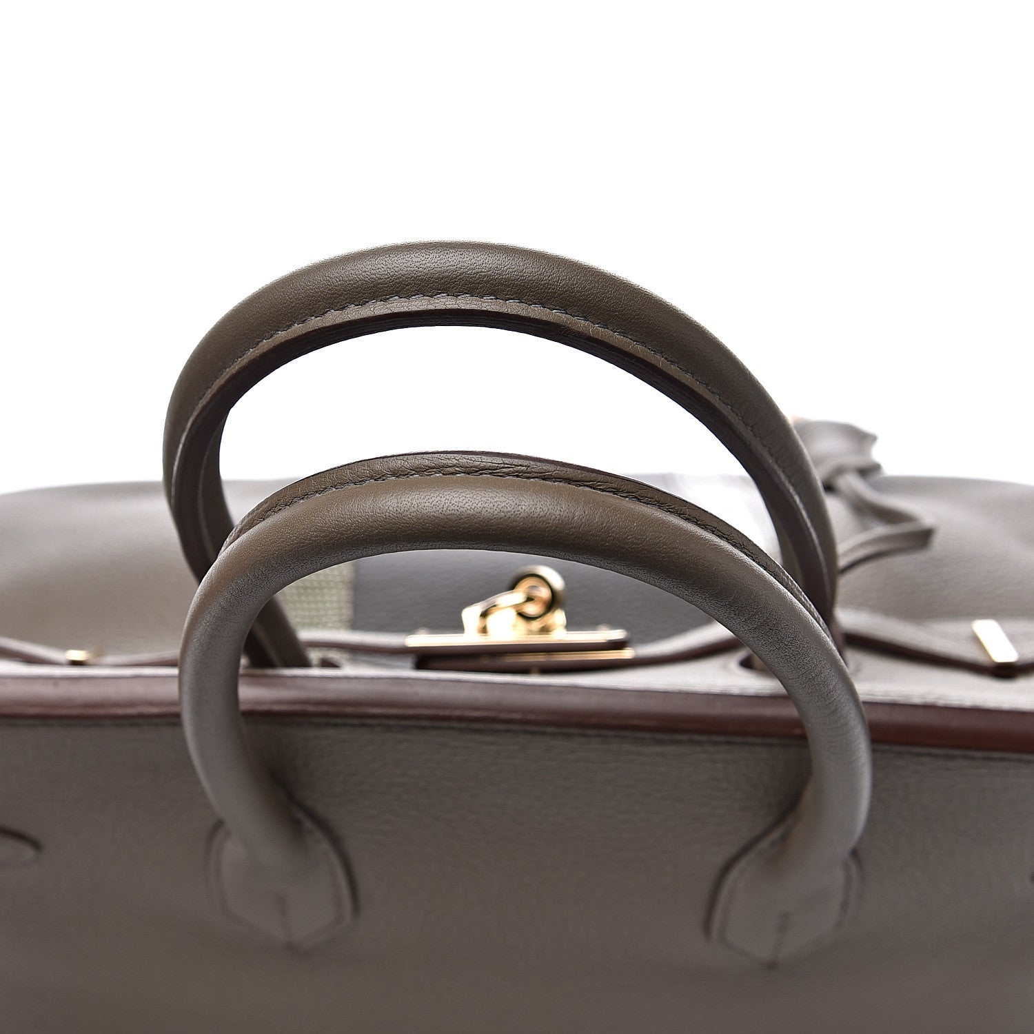 Hermes Taurillon Clemence Lizard Club Birkin 35 Etain Graphite 19 of 30