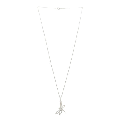 Tiffany Sterling Silver Dragonfly Pendant Necklace 3 of 6