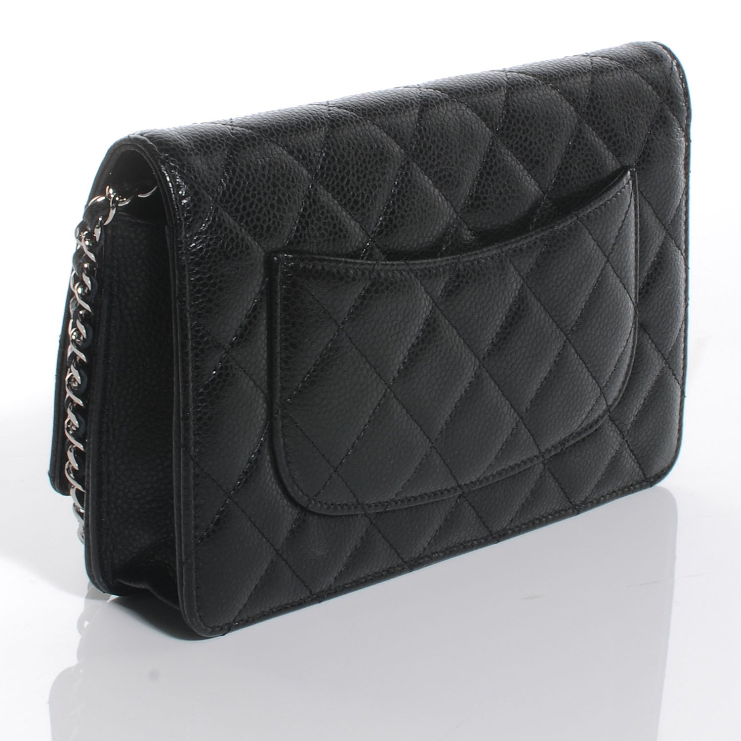 Chanel Caviar Wallet on Chain WOC Black 3 of 8