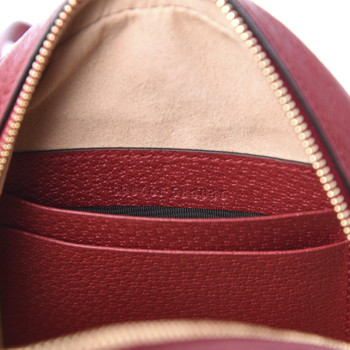 GG Supreme Monogram Web Flora Mini Ophidia Round Backpack Red