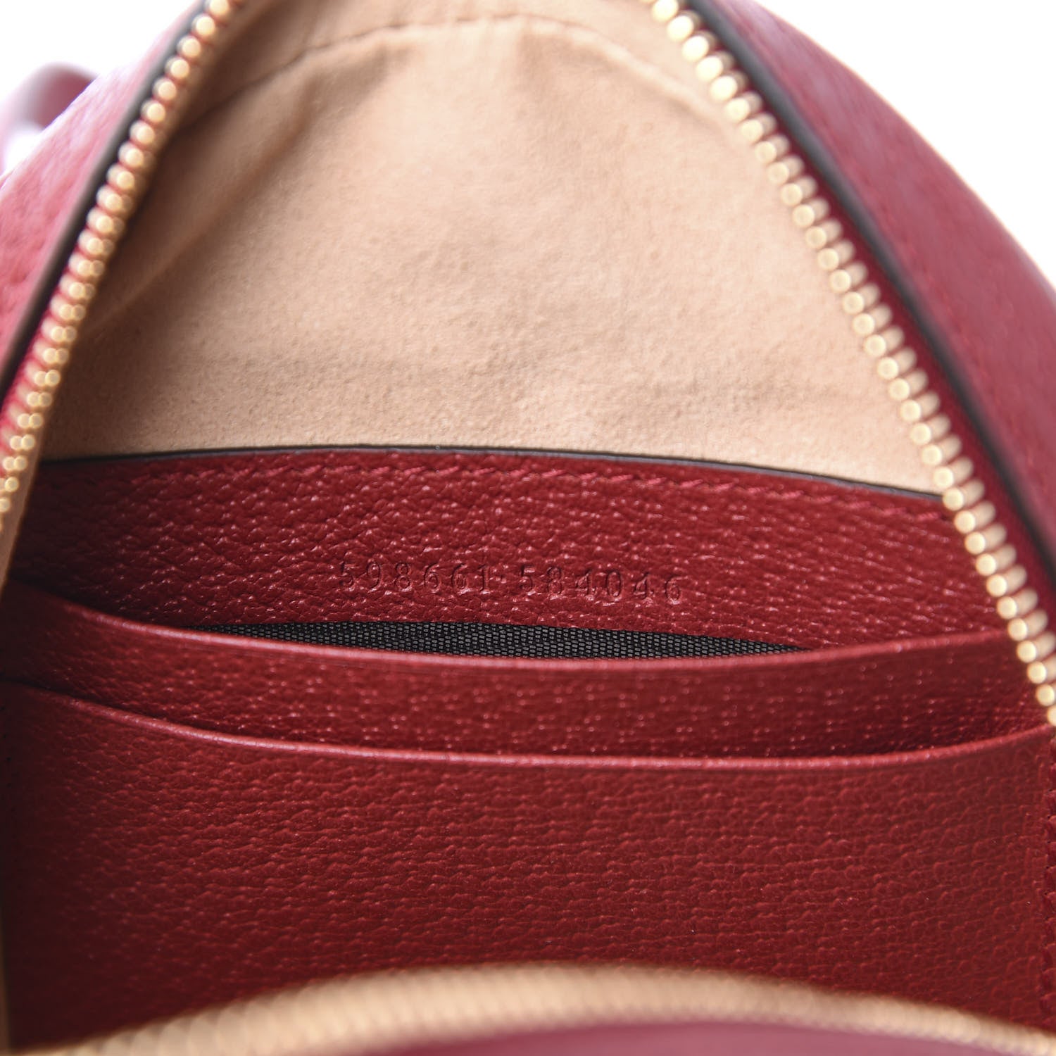 Gucci GG Supreme Monogram Web Flora Mini Ophidia Round Backpack Red 6 of 11