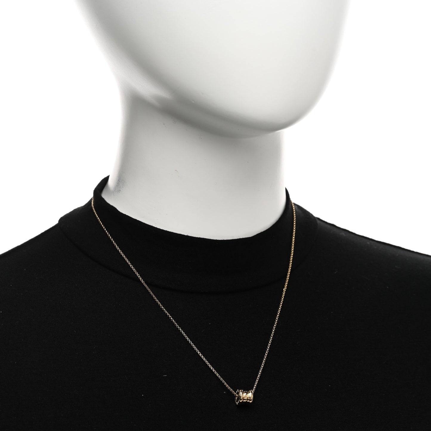 18K Yellow Gold Mini B.Zero1 Pendant Necklace