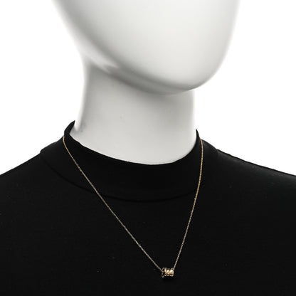 Bulgari 18K Yellow Gold Mini B.Zero1 Pendant Necklace 2 of 5