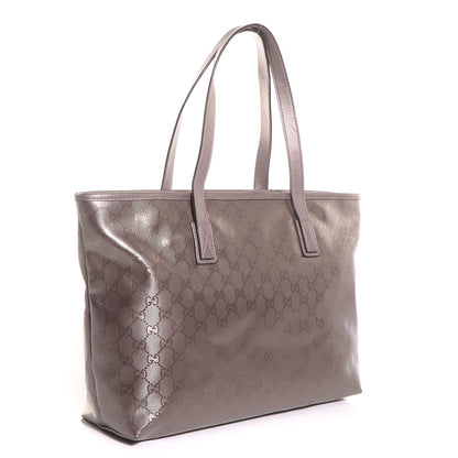 Gucci Imprime Monogram Medium Zippered Shopping Tote Mauve 3 of 7