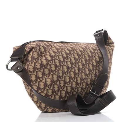 Christian Dior Monogram Buckle Hobo Marron Fonce 2 of 6