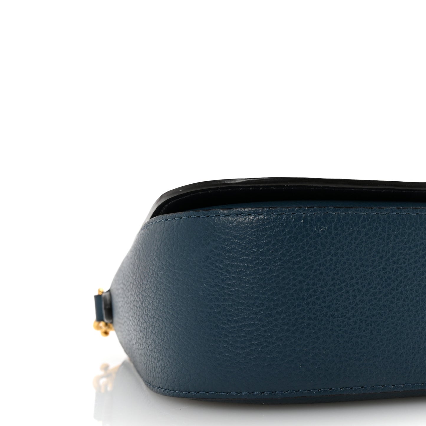 Small Classic Grain Calfskin Small Darley Satchel Blue