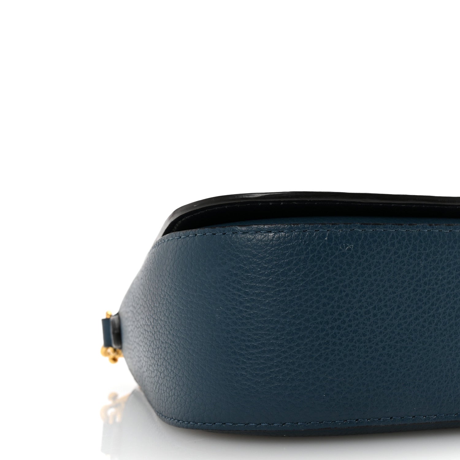 Mulberry Small Classic Grain Calfskin Small Darley Satchel Blue 8 of 9