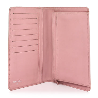 Chanel Caviar Timeless CC Yen Wallet Pink 5 of 11