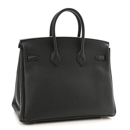 Hermes Togo Birkin 25 Black 3 of 11