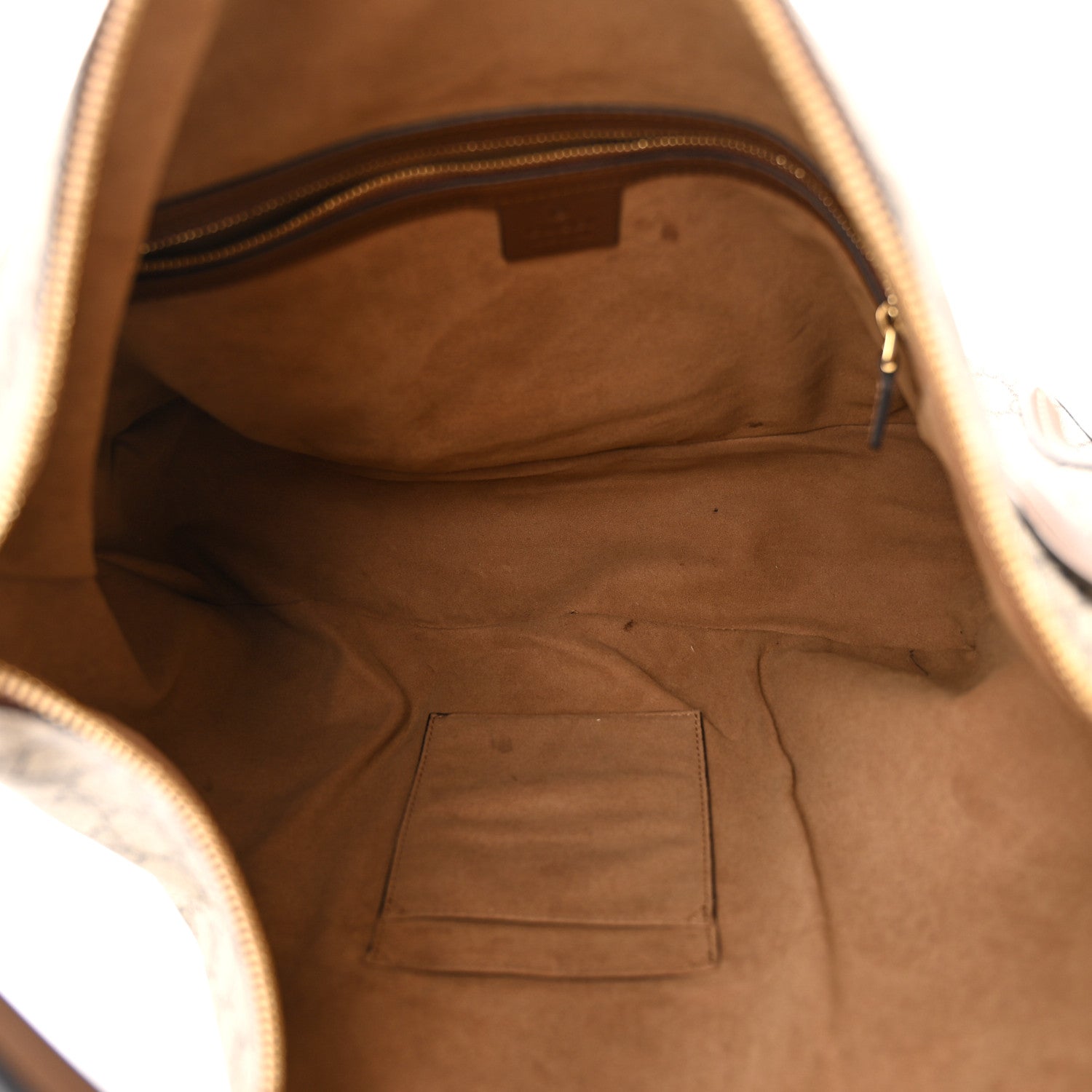 Gucci GG Supreme Monogram Large Linea A Hobo Light Brown 5 of 15