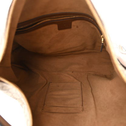 Gucci GG Supreme Monogram Large Linea A Hobo Light Brown 5 of 15