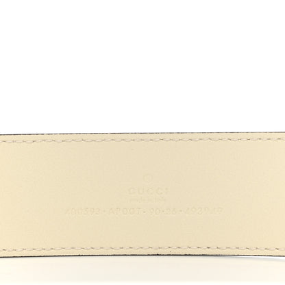 Gucci Calfskin Double G 40mm Belt 90 36 Mystic White 3 of 6