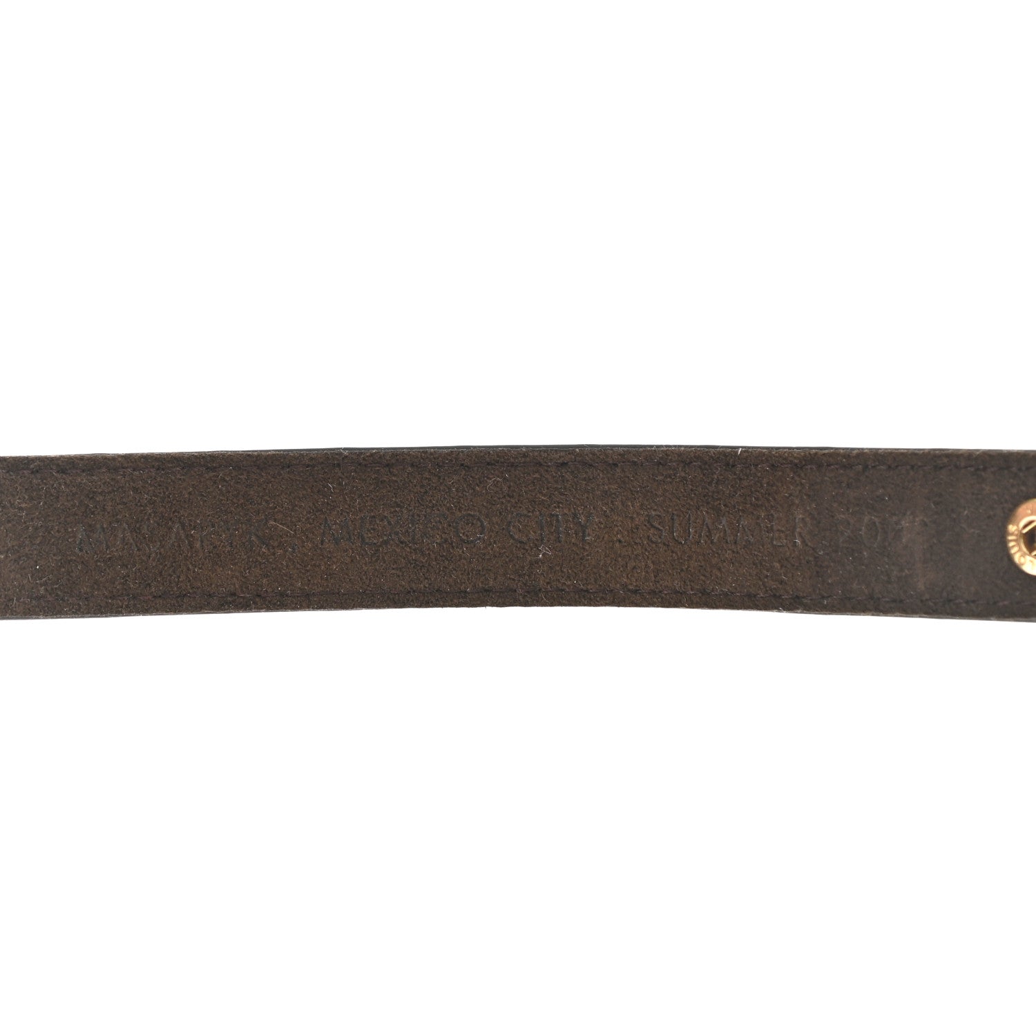Louis Vuitton Mat Monogram Cuff Bracelet Brown 4 of 4