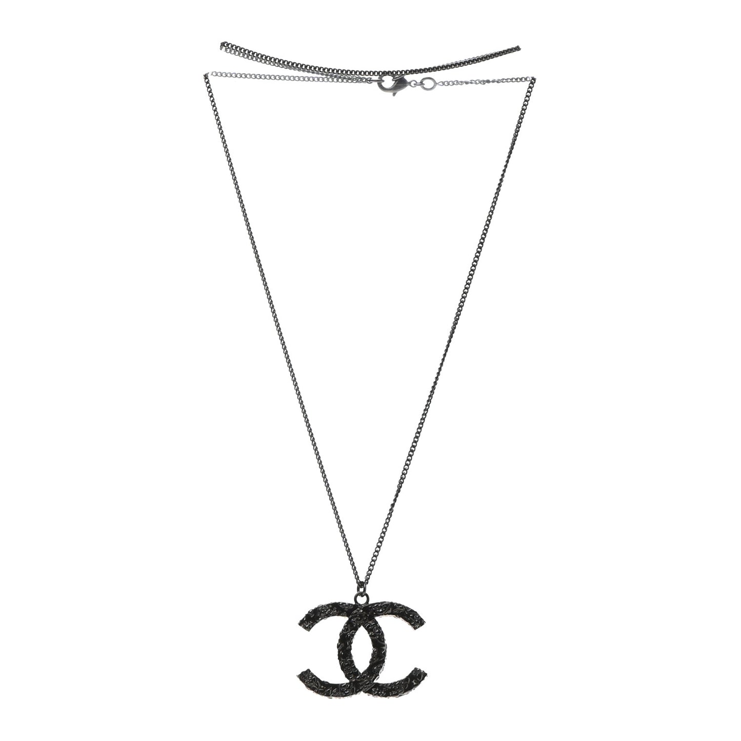 Ruthenium Camellia CC Necklace