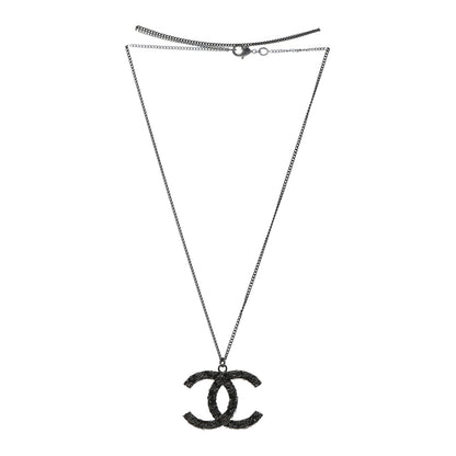 Chanel Ruthenium Camellia CC Necklace 3 of 7