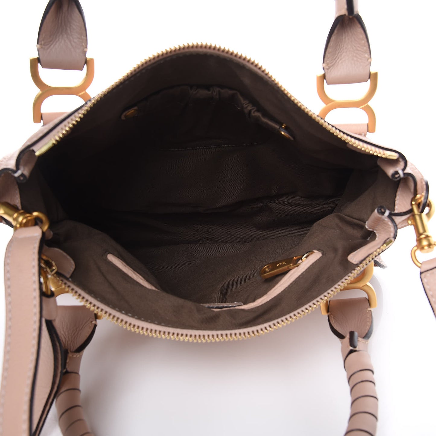 Calfskin Medium Marcie Satchel Blush Nude