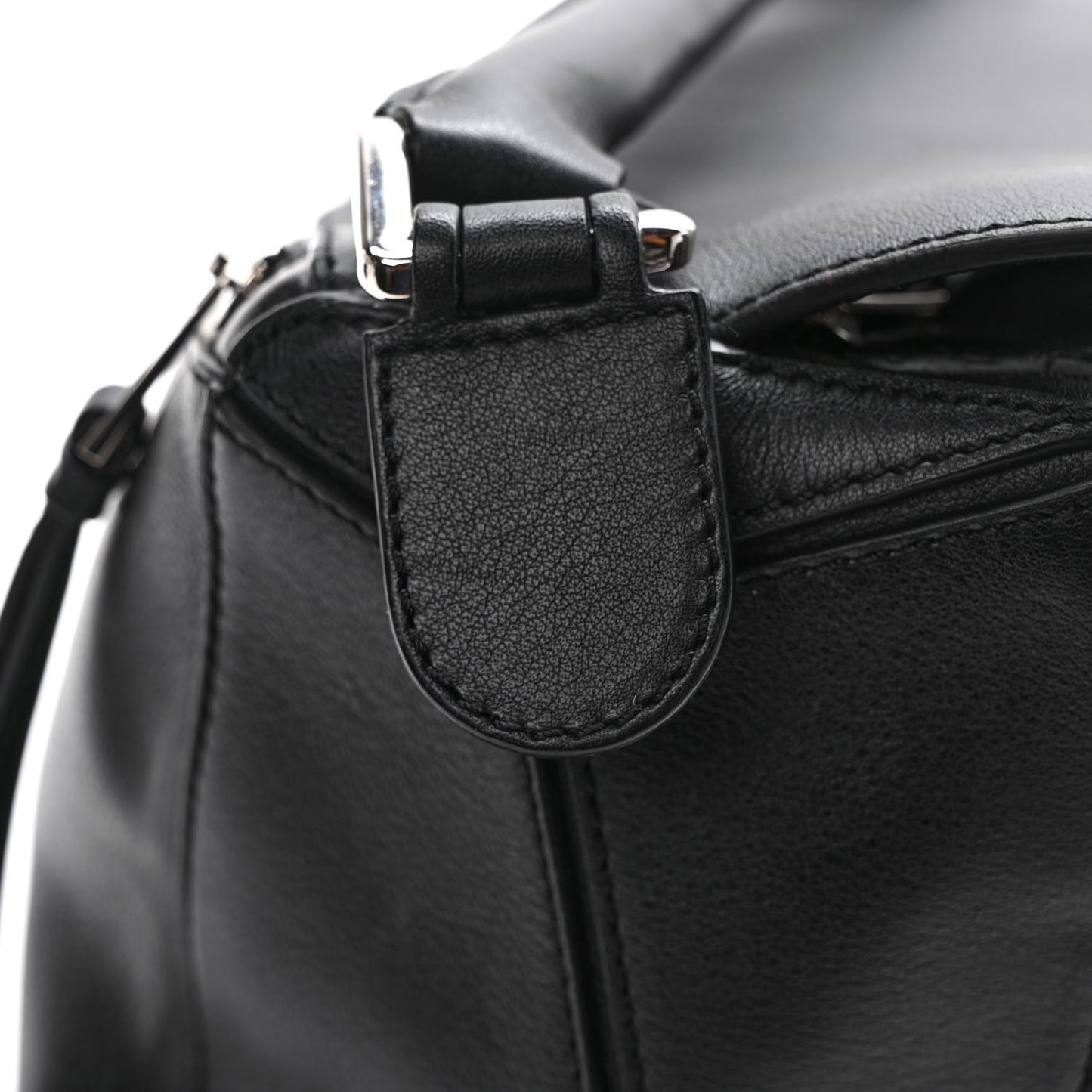 Calfskin Medium Puzzle Bag Black