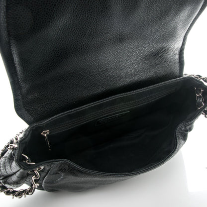 Chanel Caviar Half Moon Large Flap Black 5 of 6