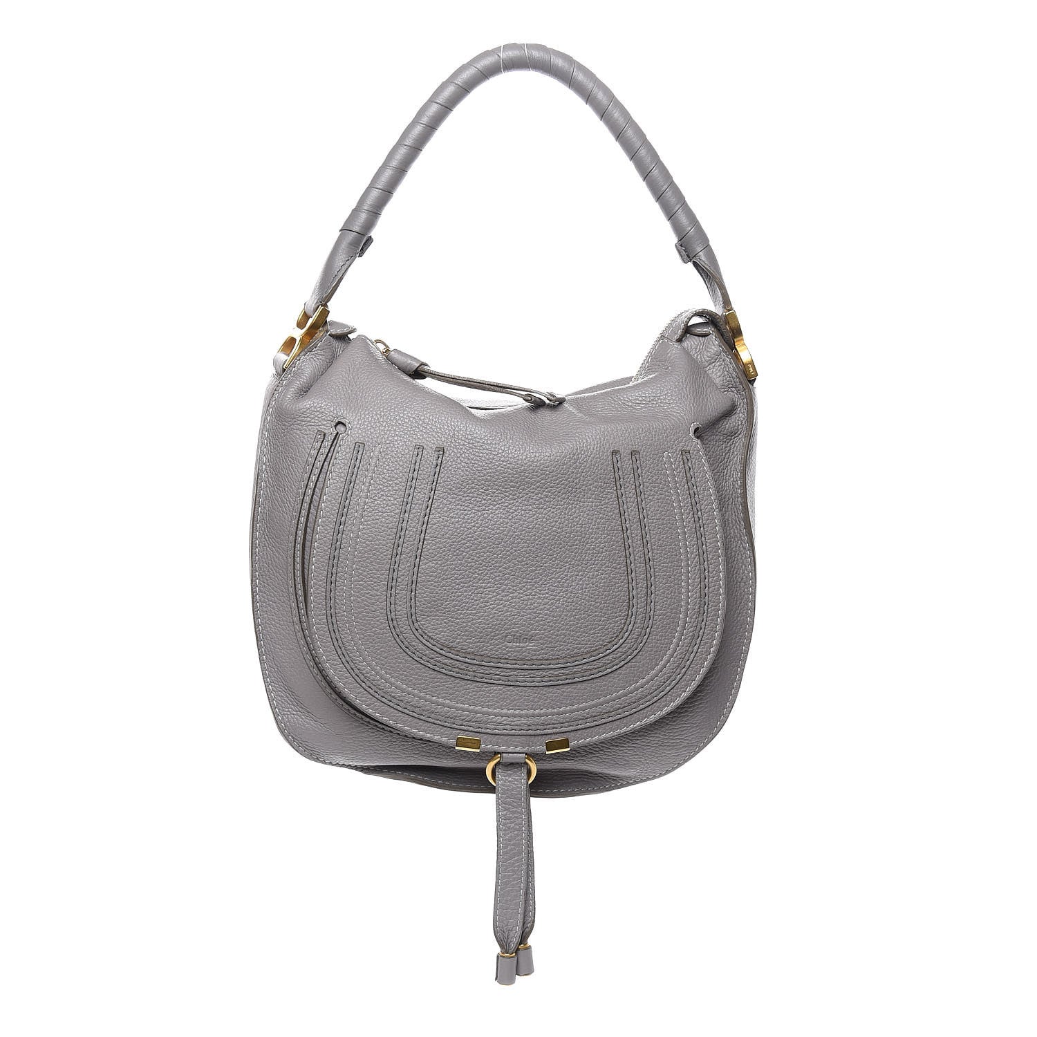 Chloe Calfskin Medium Marcie Hobo Cashmere Grey 1 of 10