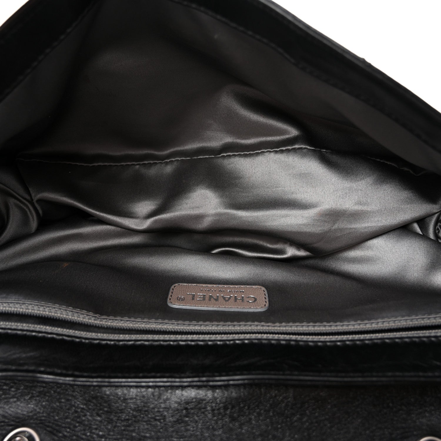 Chanel Lambskin East West Mademoiselle Flap Black 5 of 11