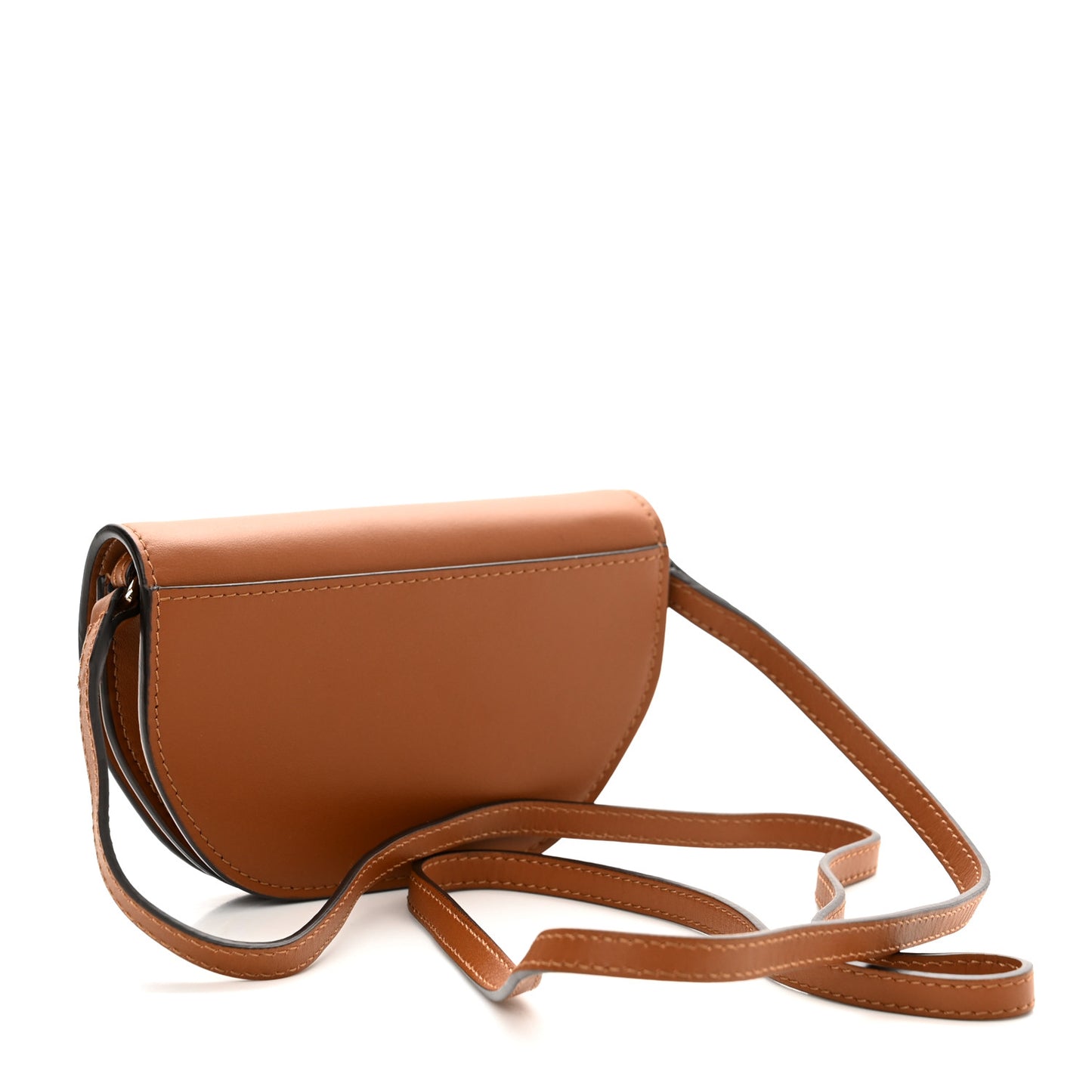 Calfskin Micro Olympia Card Case Warm Tan
