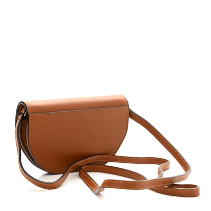 Burberry Calfskin Micro Olympia Card Case Warm Tan 3 of 9