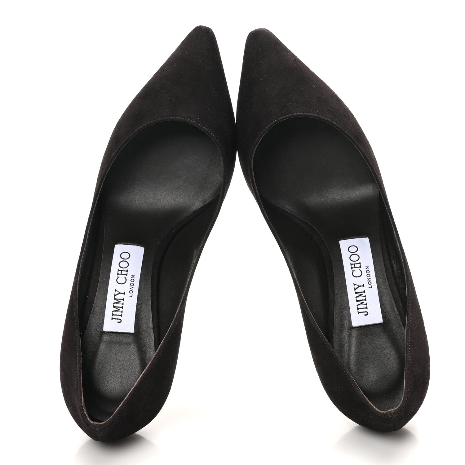 Jimmy Choo Suede Pointy Toe Romy 60 Pumps 36 Brown 2 of 8