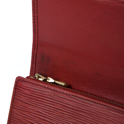 Louis Vuitton Epi Sarah Wallet Coquelicot 10 of 10