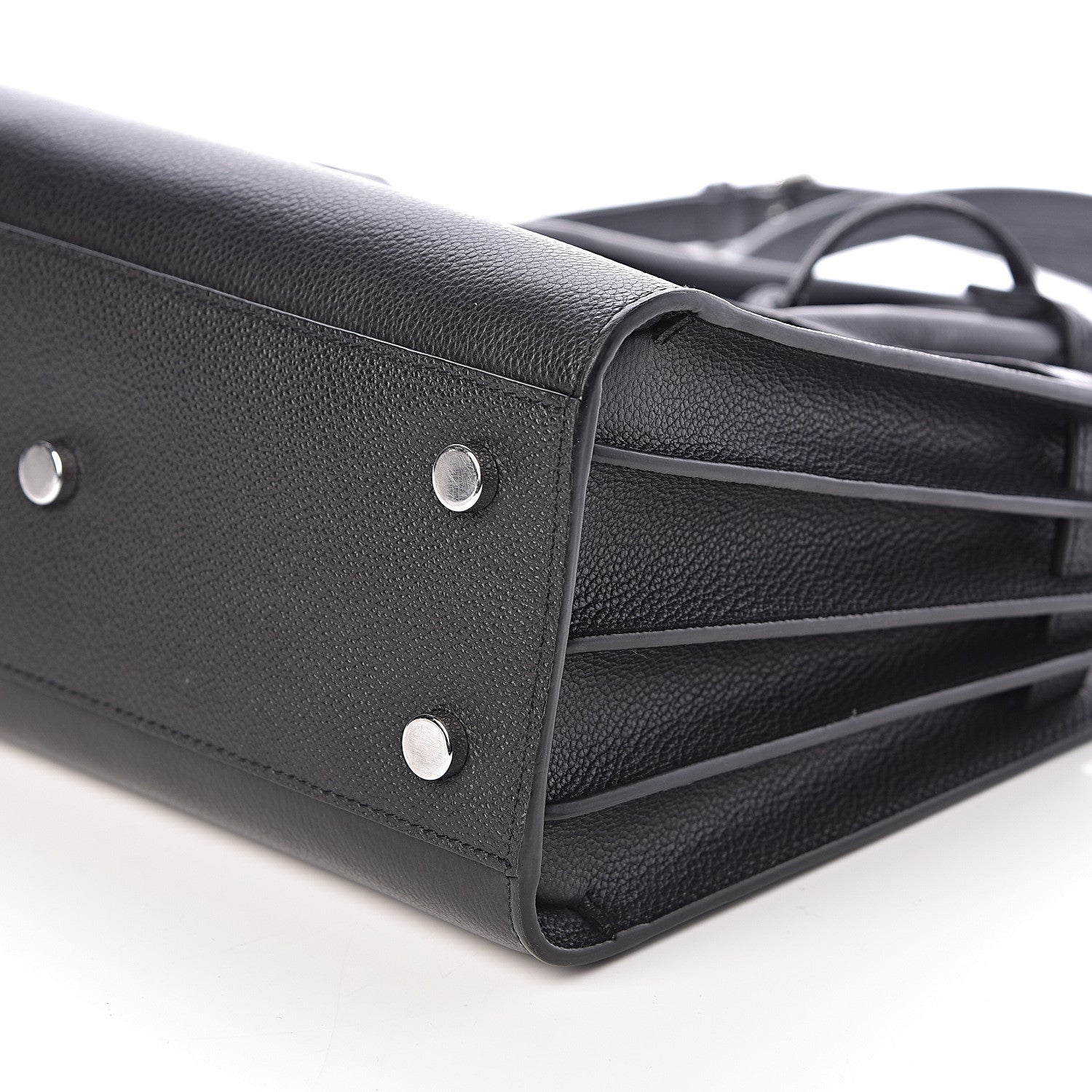 Saint Laurent Grained Calfskin Baby Sac De Jour Black 8 of 9
