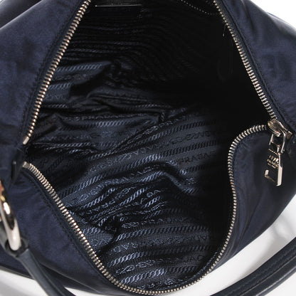 Prada Tessuto Nylon Hobo Blue 5 of 10
