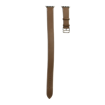 Hermes Swift 38mm Apple Watch Double Tour Band Etoupe 1 of 6