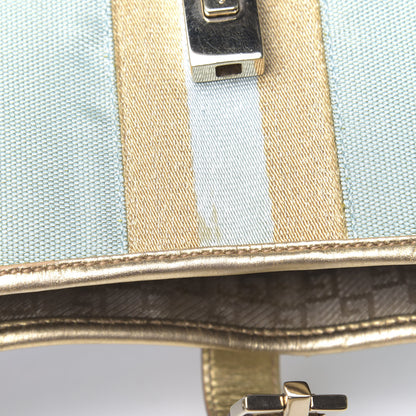 Gucci Metallic Calfskin Jackie O Hobo Gold 8 of 11