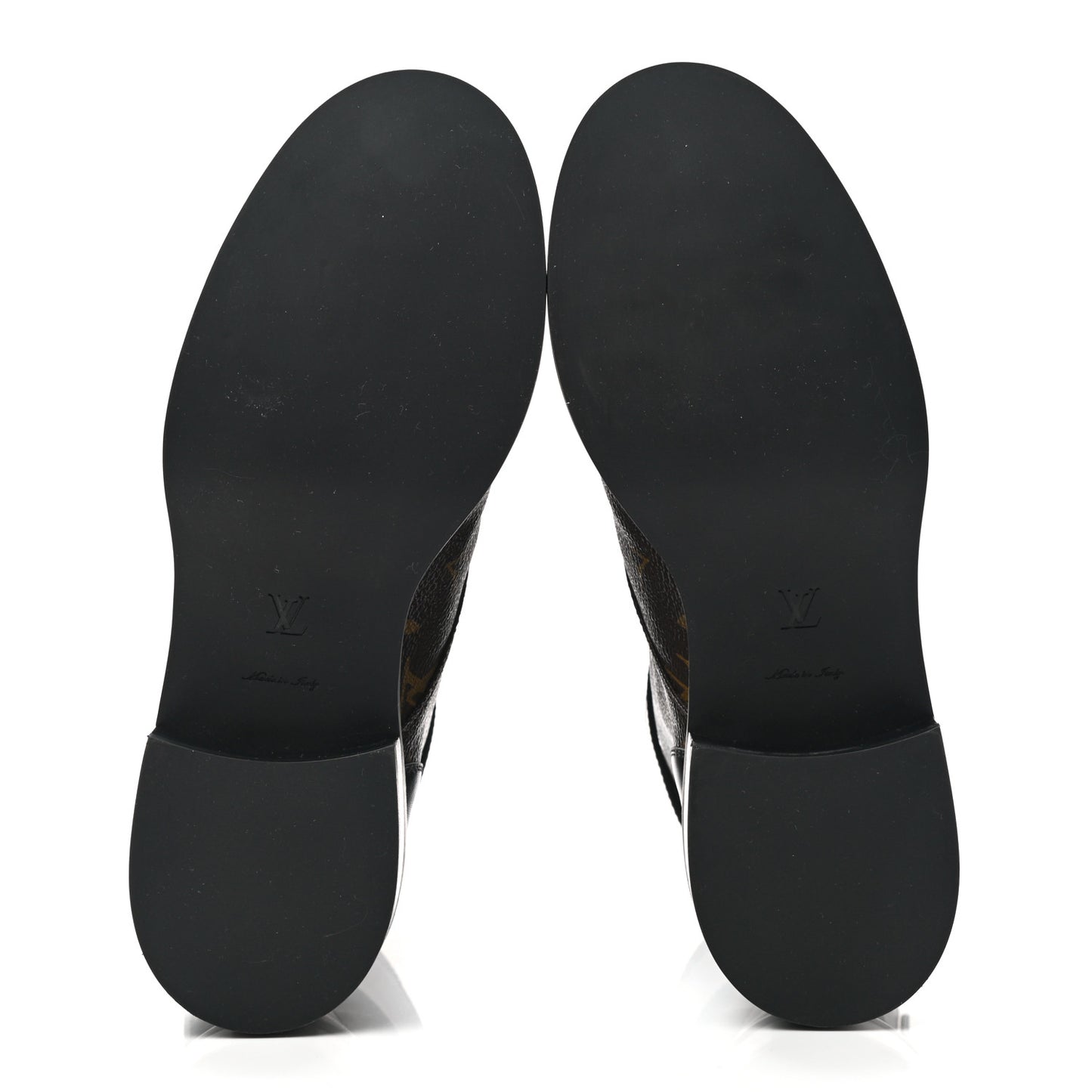 Calfskin Monogram Wonderland Flat Ranger Boots 39 Black