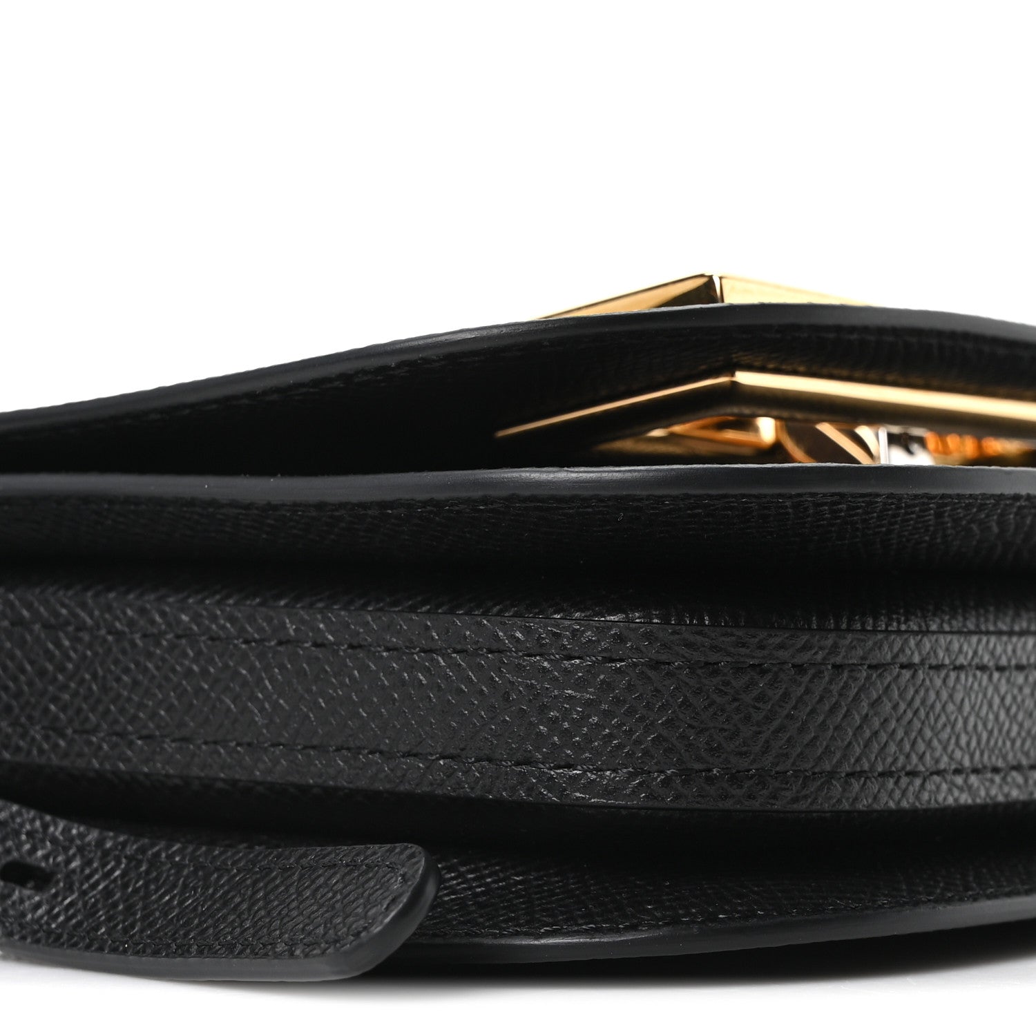 Delvaux Alpina Calfskin Toy Lingot Crossbody Black 9 of 11