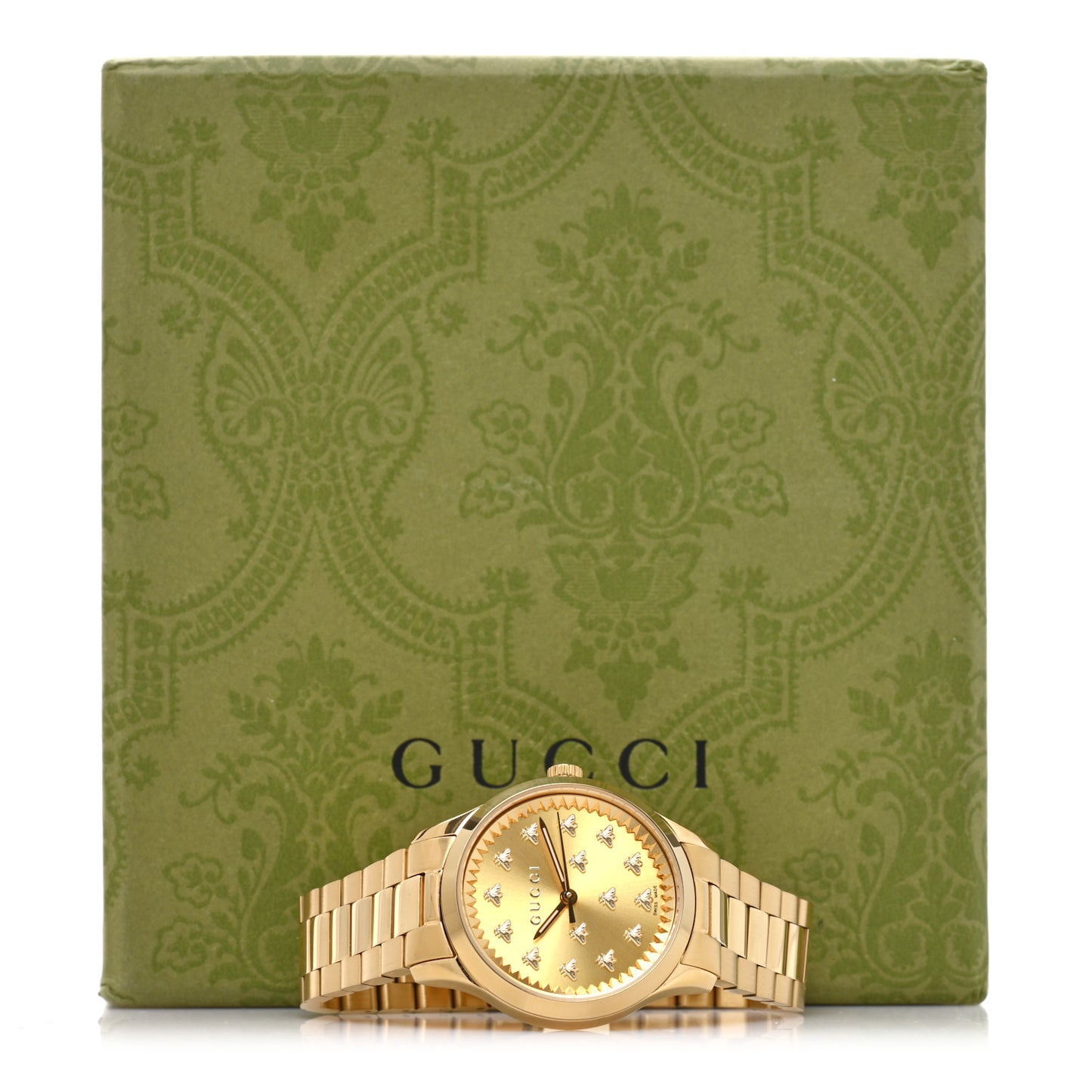 Stainless Steel 32mm G-Timeless Bee Quartz Watch Gold