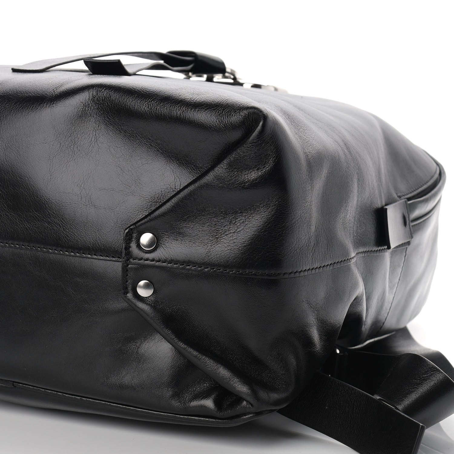 Valentino Garavani Smooth Calfskin VRing Backpack Black 6 of 8