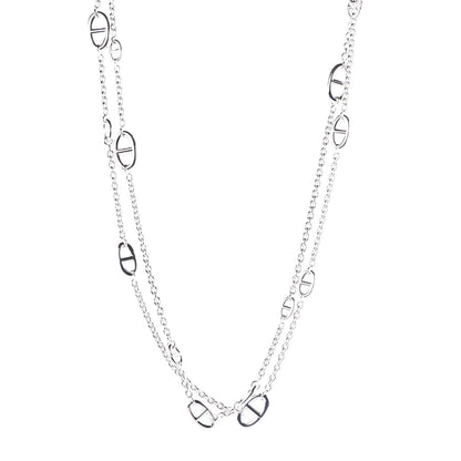 Hermes Sterling Silver Farandole Necklace 160 1 of 6