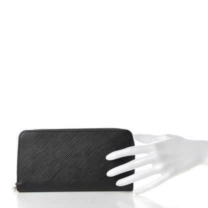 Louis Vuitton Epi Zippy Wallet Black Hot Pink 2 of 8