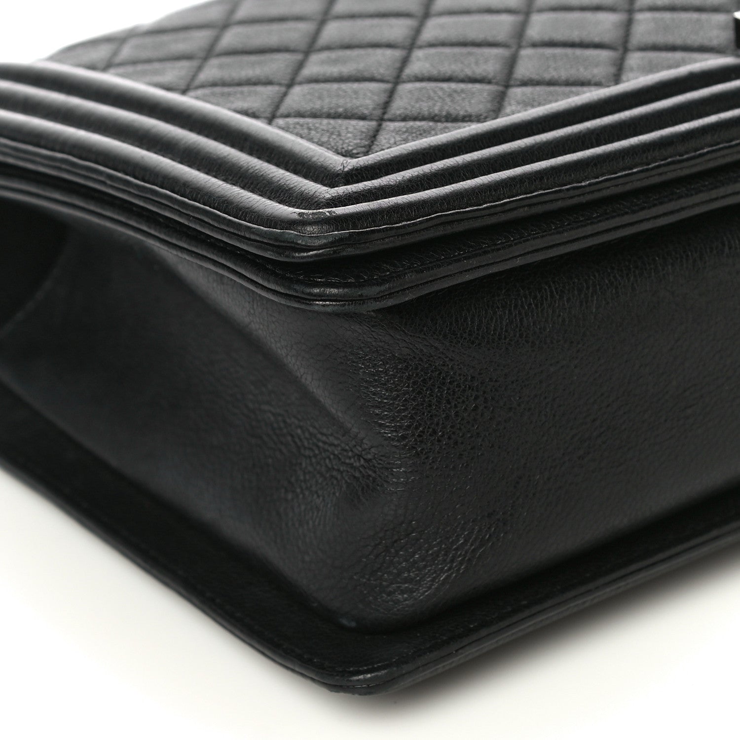 Chanel Grained Calfskin Quilted New Medium Boy Flap Black 9 of 18