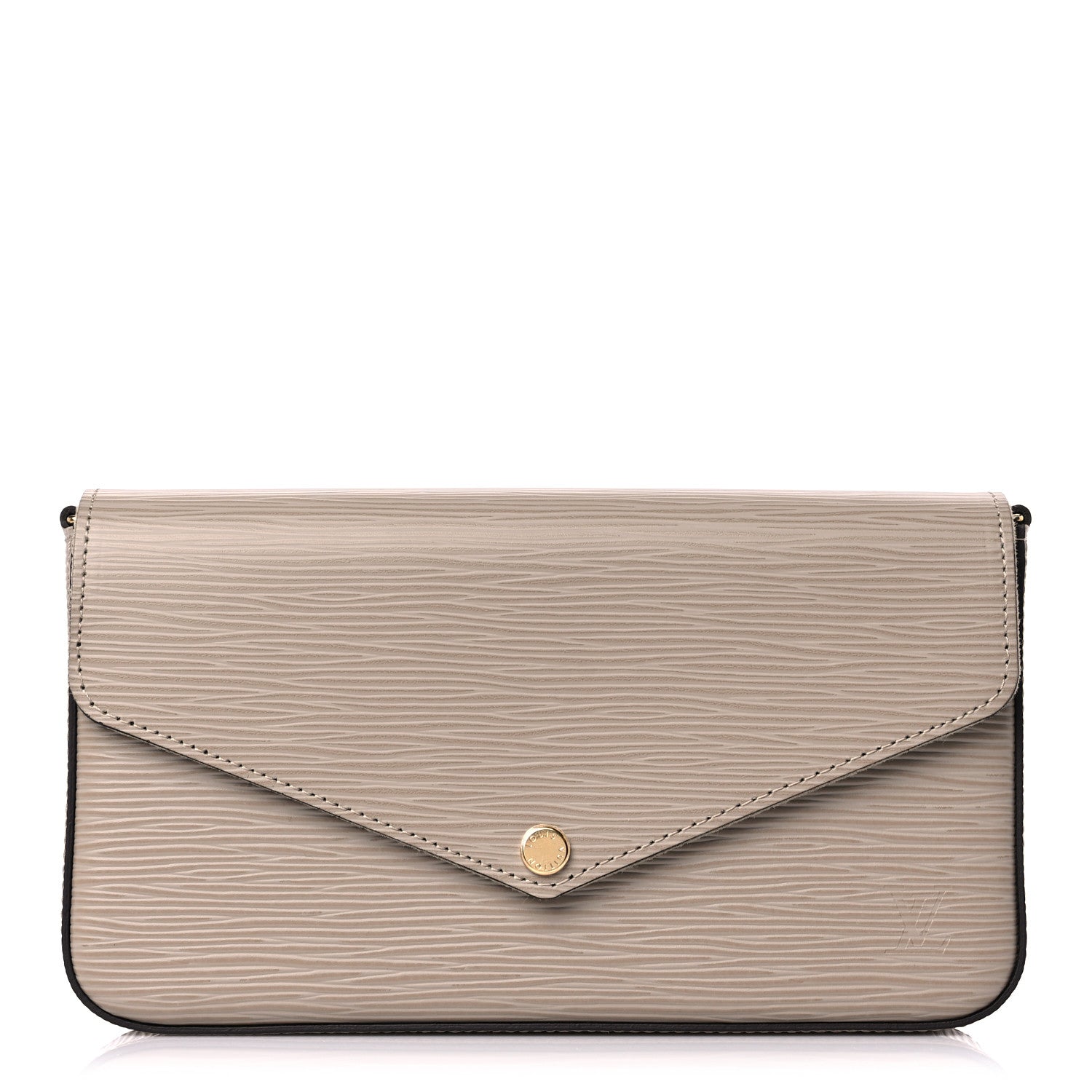 Louis Vuitton Epi Felicie Pochette Chain Wallet Galet 2 of 9
